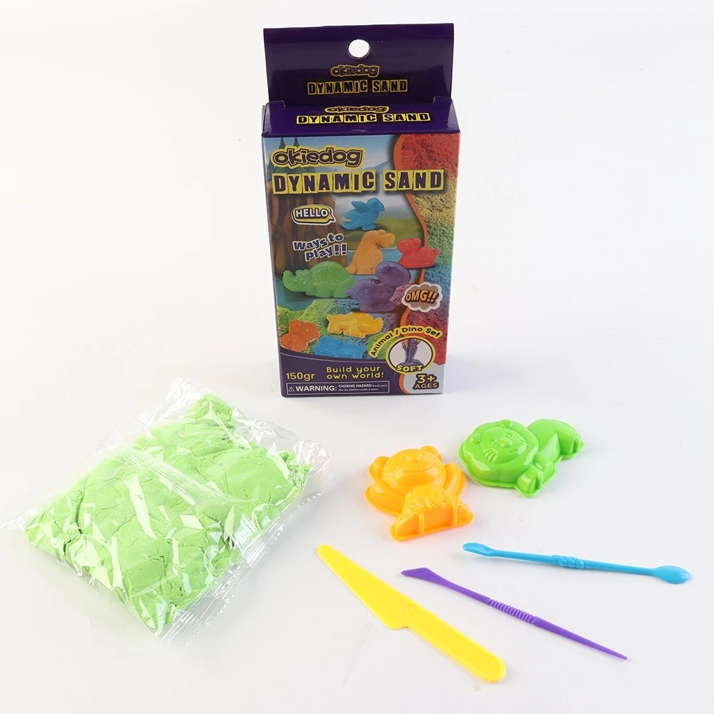 Okiedog Dynamic sand (150g) - Mainan Pasir Anak Premium