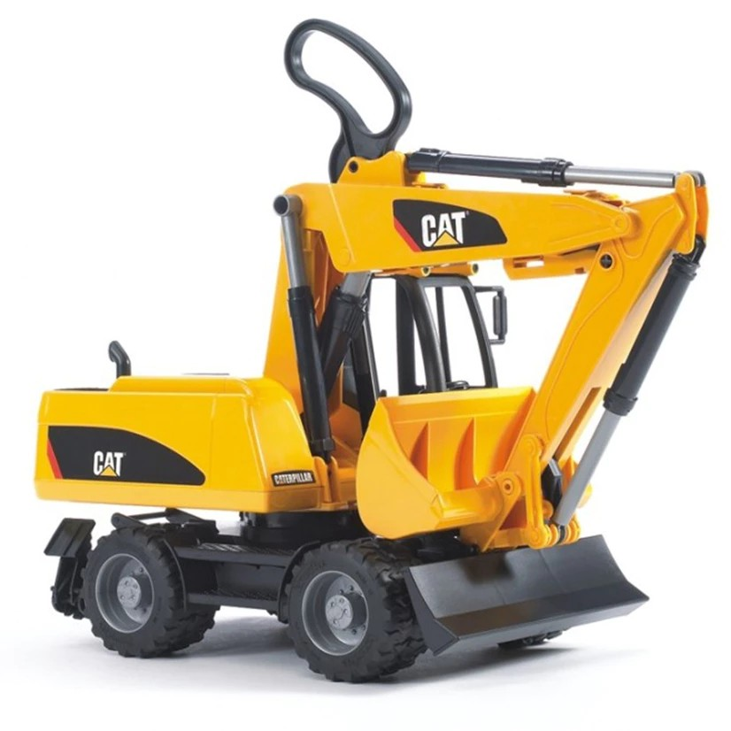Bruder 2445 Truck Caterpillar Wheel Loader - Mainan Miniatur Truk Konstruksi Alat Berat
