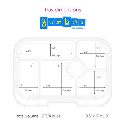 Yumbox Original - Tempat Makan Anak Premium Anti Tumpah BPA Free